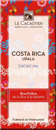 Tablette Costa Rica Upala (noir 72%) - BeanToBar