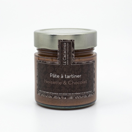 Pâte à tartiner artisanale noisette et chocolat 250g