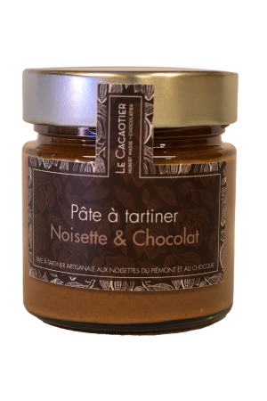 Pâte à tartiner artisanale noisette et chocolat 250g