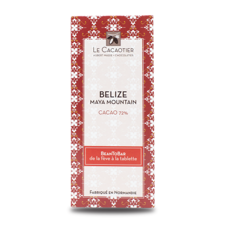 Tablette Belize Maya Mountain (noir 72%) - BeanToBar