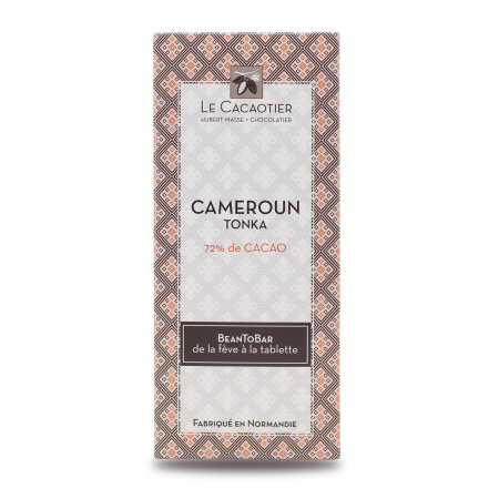 Tablette Cameroun Tonka (noir 72%) - BeanToBar