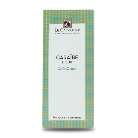 Tablette Caraïbe doux (noir 66%) - Grand cru