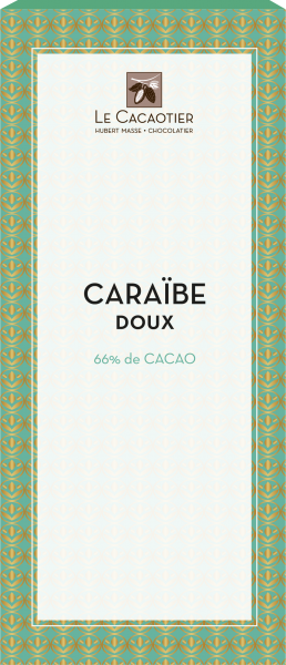 Tablette Cara�be doux (noir 66%) - Grand cru