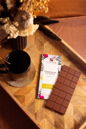 Tablette chocolat au lait végétal (lait 51%) - BeanToBar