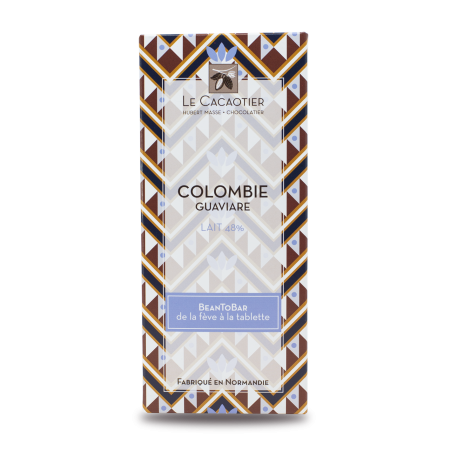 Tablette Colombie lactée (lait 48%) - BeanToBar