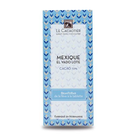 Tablette Mexique El Vado Lote (noir 72%) - BeanToBar