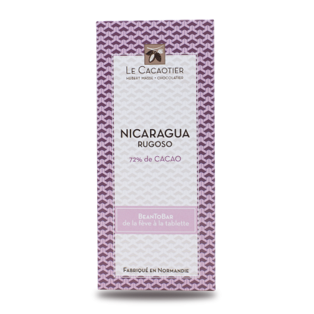 Tablette Nicaragua Rugoso (noir 72%) - BeanToBar