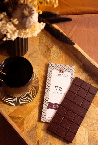 Tablette P�rou cors� (noir 85%) - BeanToBar