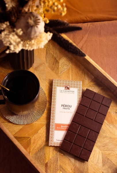 Tablette P�rou fruit� (noir 72%) - BeanToBar