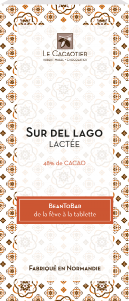 Tablette Sur Del lago lact�e (lait 48%) - BeanToBar