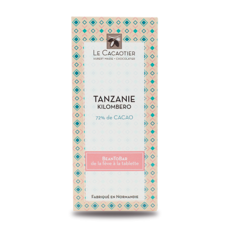 Tablette Tanzanie Kilombero (noir 72%) - BeanToBar