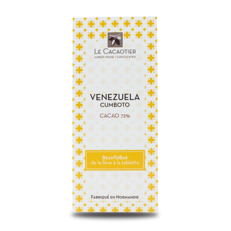 Tablette Venezuela Cumboto (noir 72%) - BeanToBar
